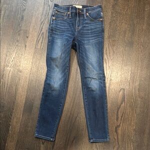 Madewell Skinny Blue Jeans